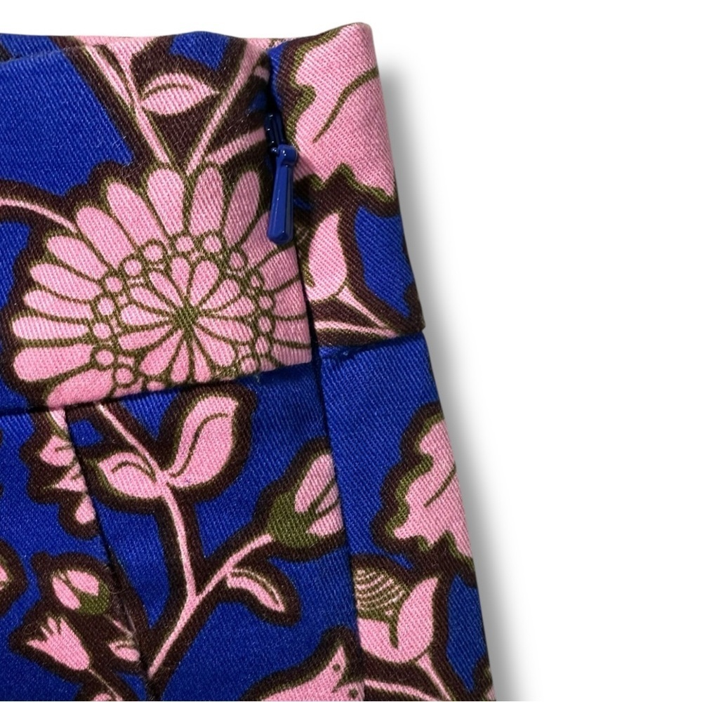 J. Crew Women’s Side Zip Chinos Pink Floral Shorts Size 0 - Picture 2 of 5